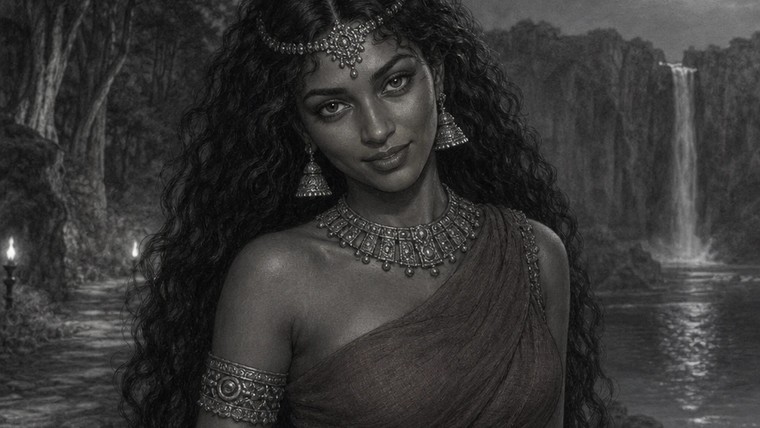 Storyboard SHOT 170 — Hidimba, moonlit